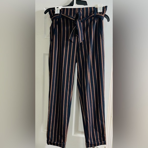 ZARA Trafaluc Collection Women's Striped Drawstring Pull On Pants. Size:‎ XS - Picture 1 of 3